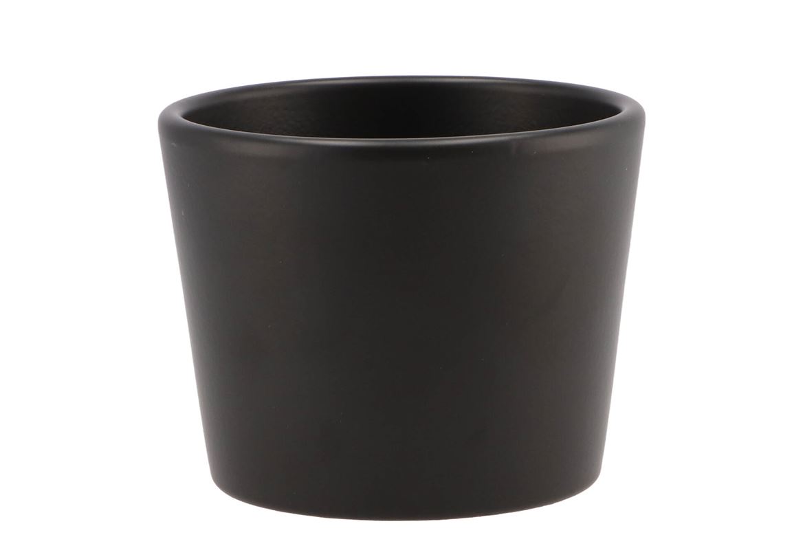 Ceramic Anthracite Matt Pot 11x9,5cm