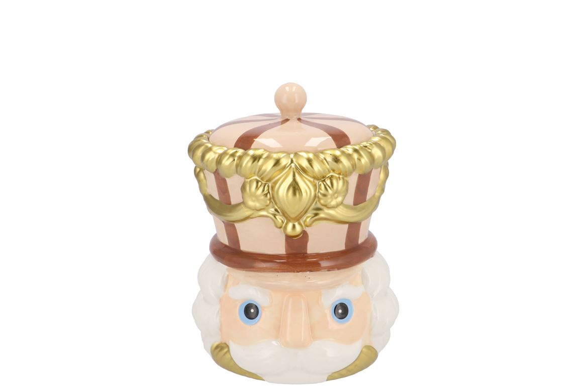 Candy Nutcracker Sand Jar 12x12x15cm Nm