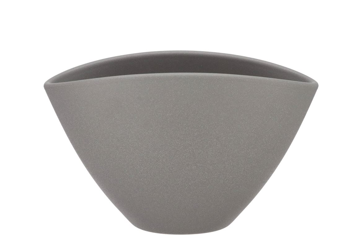 Ceramic Grey Structure Pot Orchid 28x17cm