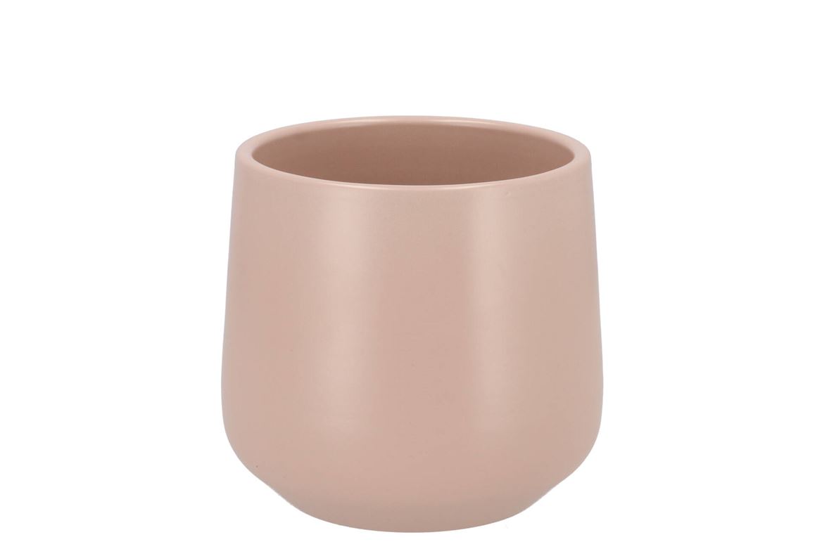 Ceramic Nude Matt Pot Orchid Berlin 14x13,5cm