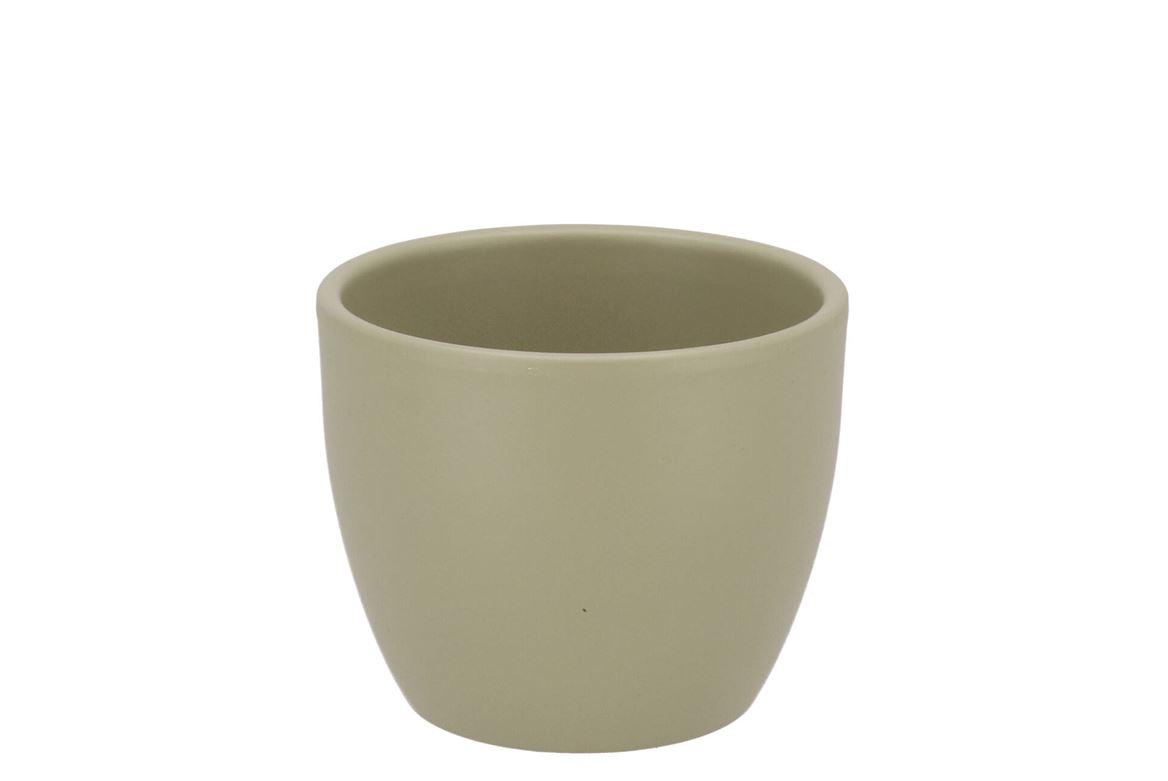 Ceramic Pistache Matt Pot 7x6cm