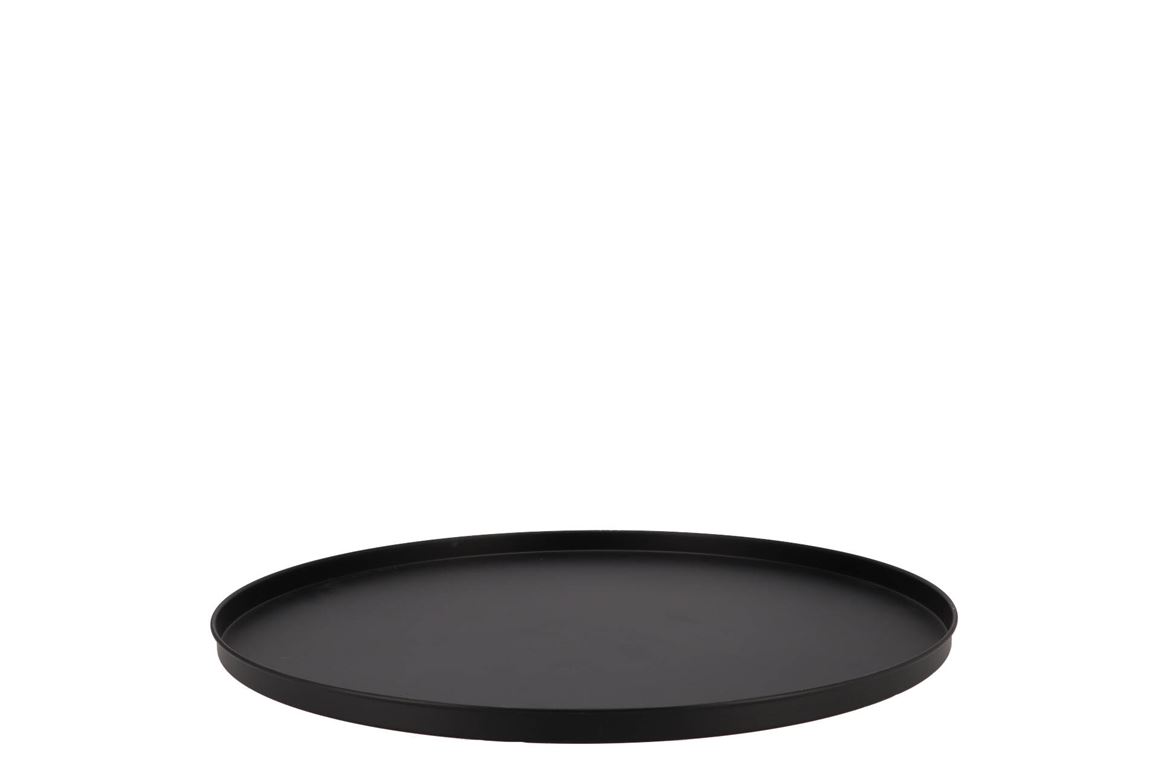 Coaster Wild Black Tray Metal 37x2cm