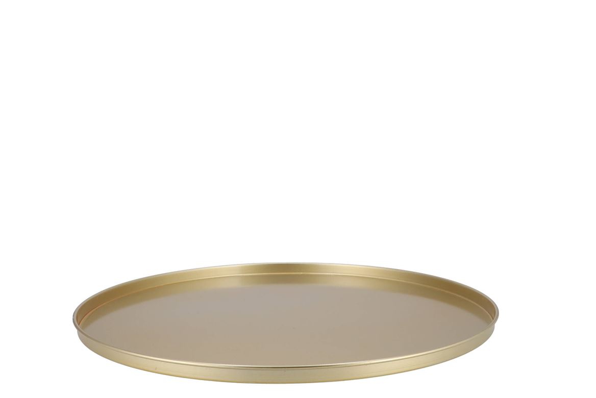 Coaster Majestic Gold Tray Metal 46x2cm