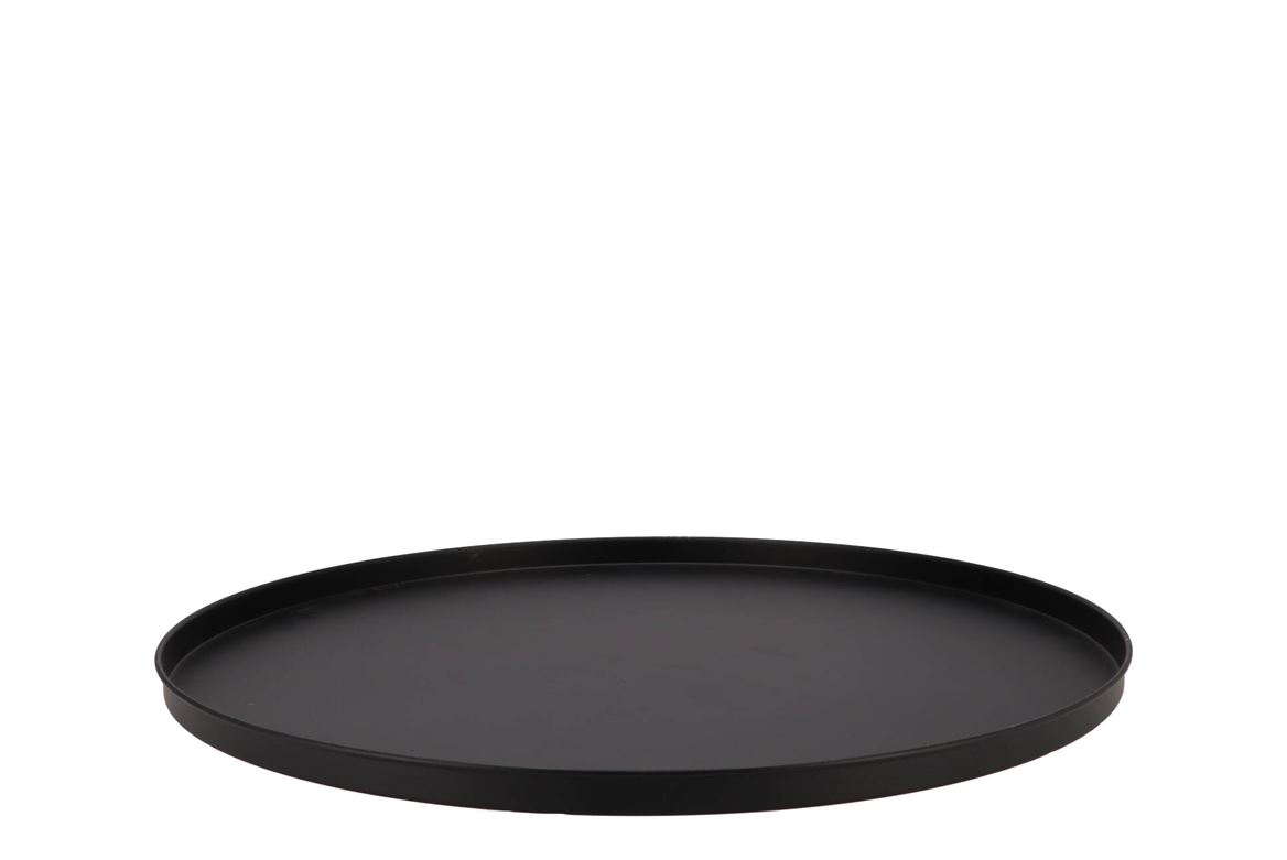 Coaster Wild Black Tray Metal 46x2cm