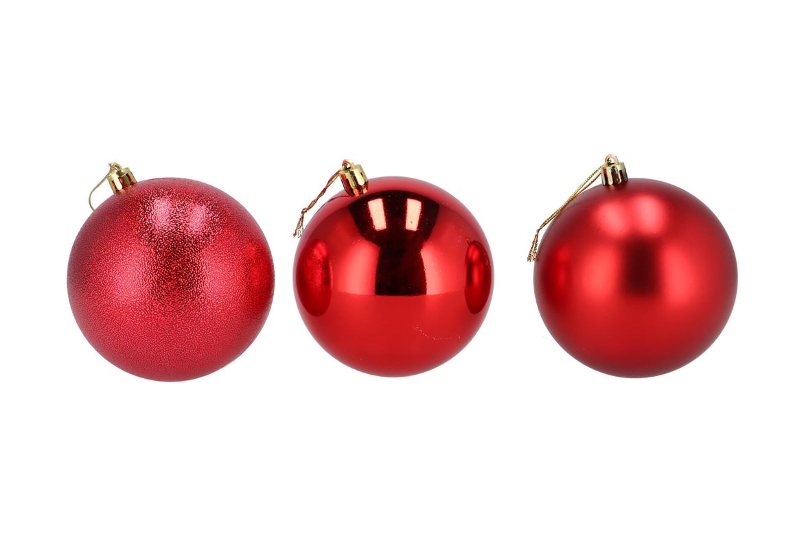 Deco Unbreakable Red Ball 100mm Nm