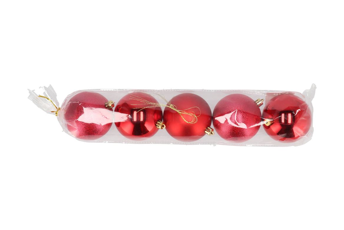 Deco Unbreakable Red Ball S/5 80mm Nm