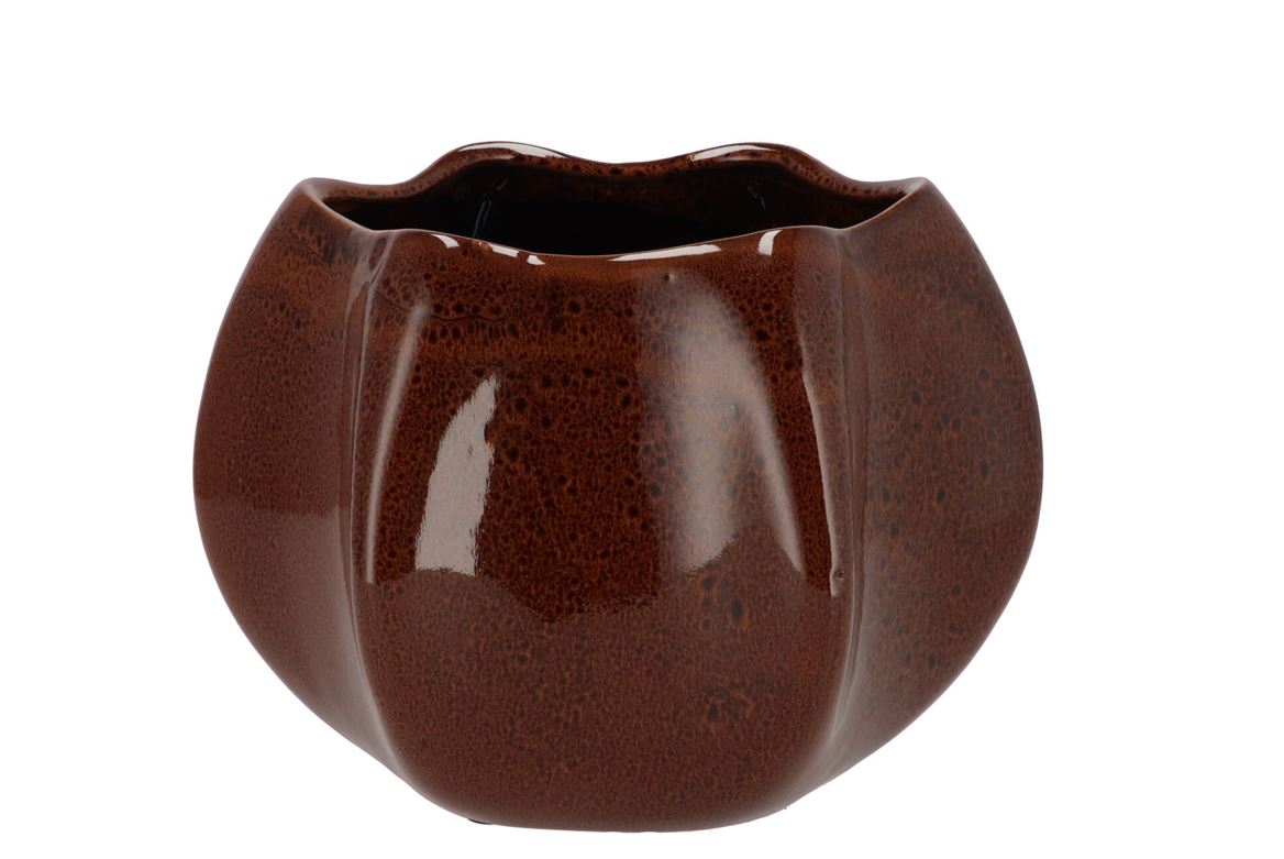 Annecy Brown Pot Structure 23x23x17cm