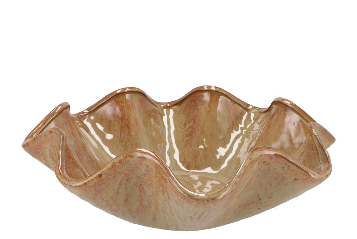 Annecy Caramel Bowl 46x46x14cm
